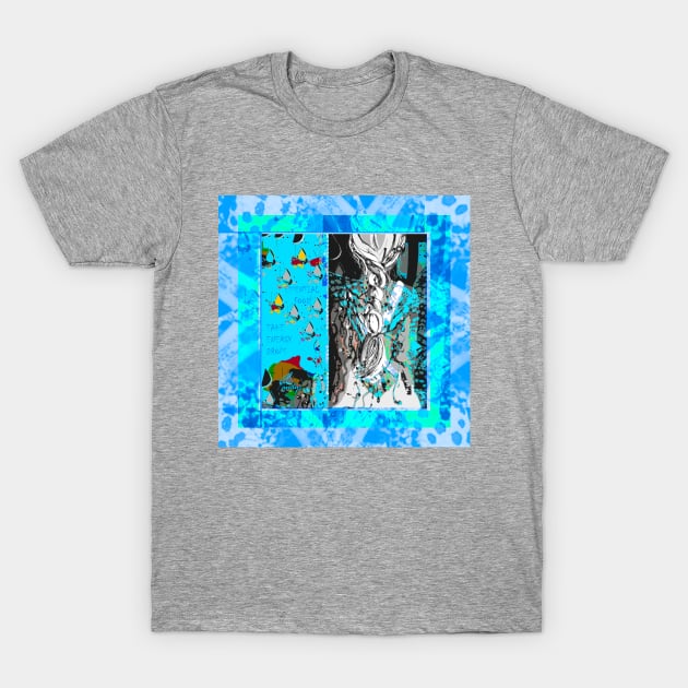 ENERGY DROPS SKY T-Shirt by ACUANDYC